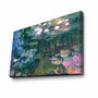 Wallity Cuadro Decorativo Claude Monet en Lienzo de Ante 45 x 70 cm